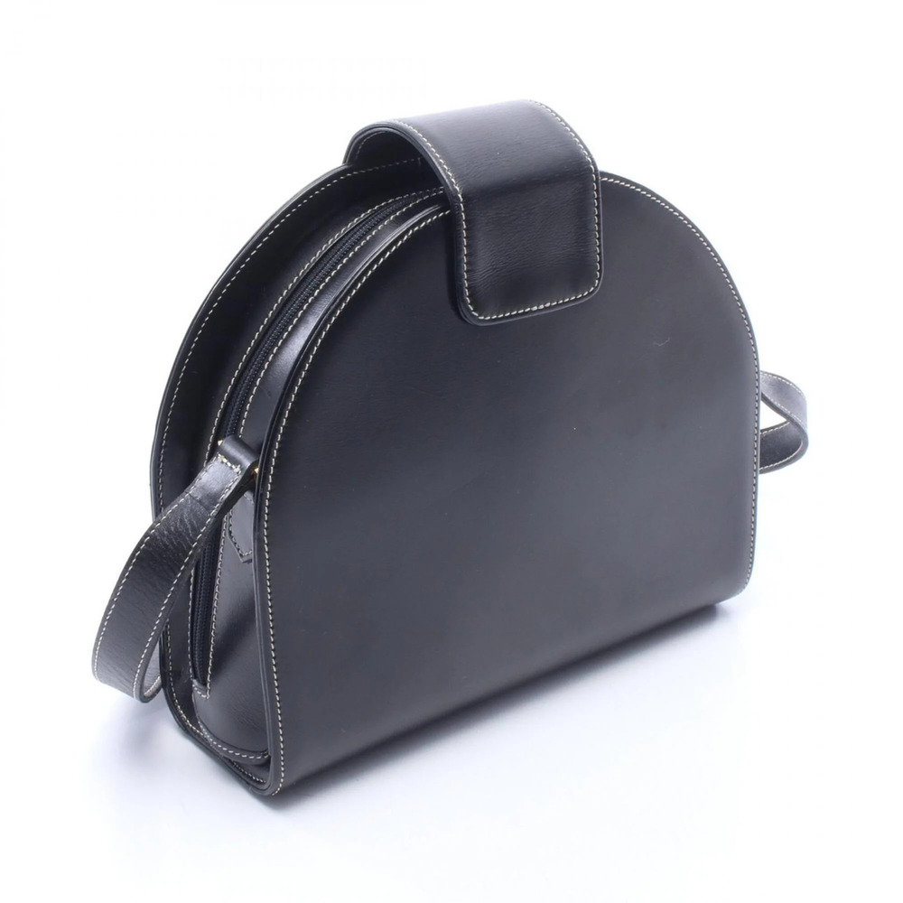 CHRISTIAN DIOR Black Leather Shoulder Bag - Picture 2 of 11